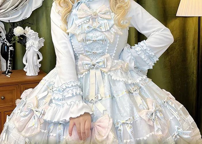 Fruit Tart - Autumn Sweet Lolita Long Sleeve Blouse, Ruffle Detail 45972:870049