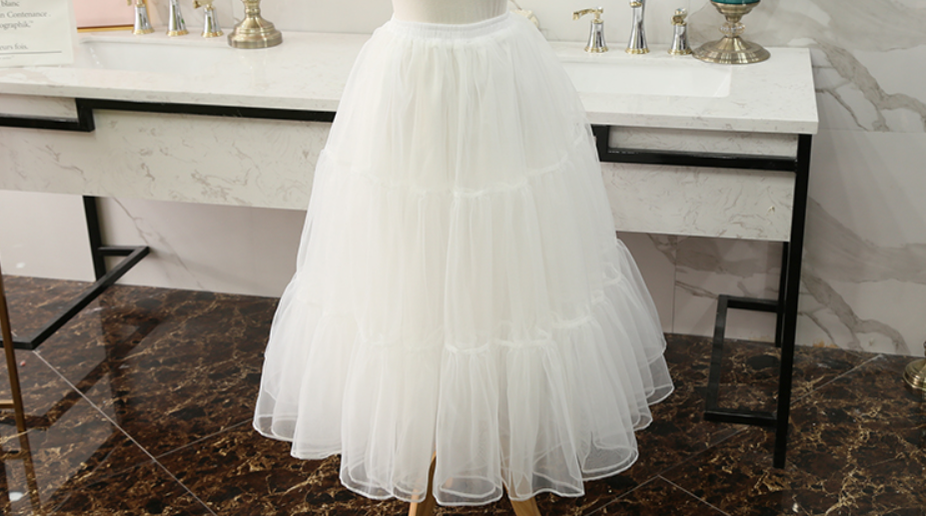 Manyiluo - Medium-length Boneless Lolita Petticoat