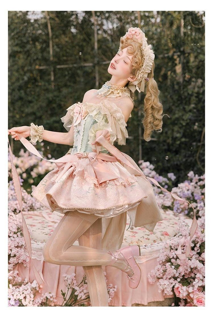 Nikki Tomorrow~Deer Dreaming~Sweet Lolita JSK Bodice Dress with Detachable Straps