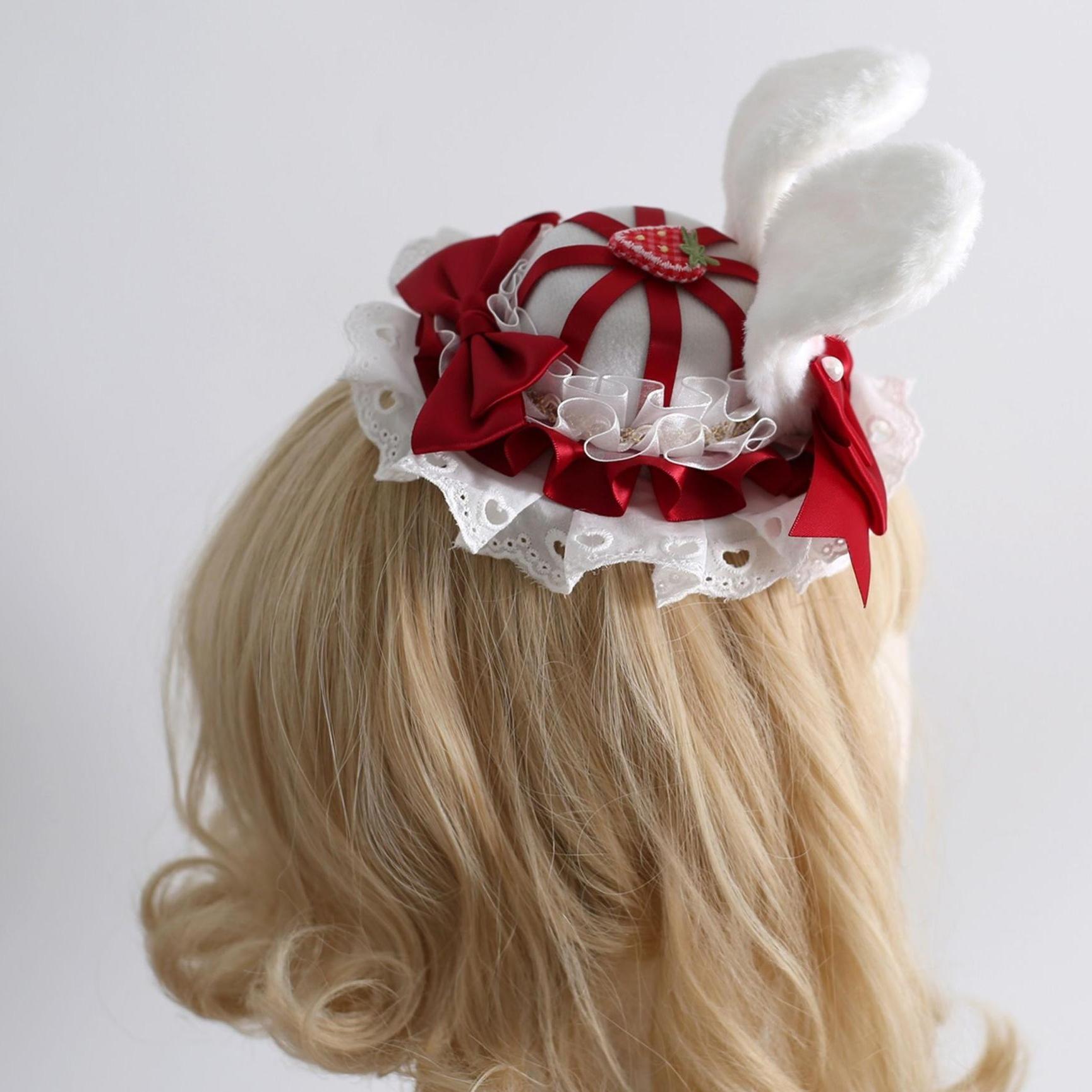 Xiaogui - Sweet Lolita Headdress, Shapeable Bunny Ear 44179:797866