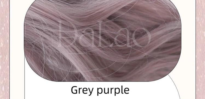 Dalao Home~Yunyi~Grey-purple Lolita Wig Sweet Long Curls Wig   