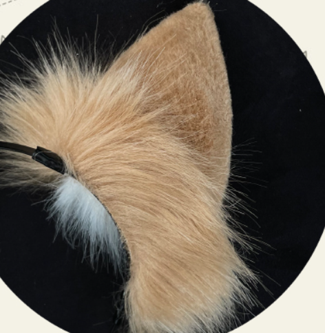 Meow Three Times~Lolita Accessory Animal Ear KC Hairband Cosplay Props   