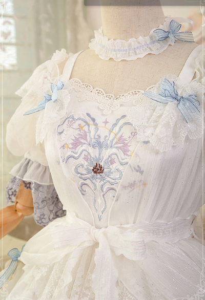 Bramble Rose~Intergalactic Galaxy~Elegant Lolita Embroidery JSK   