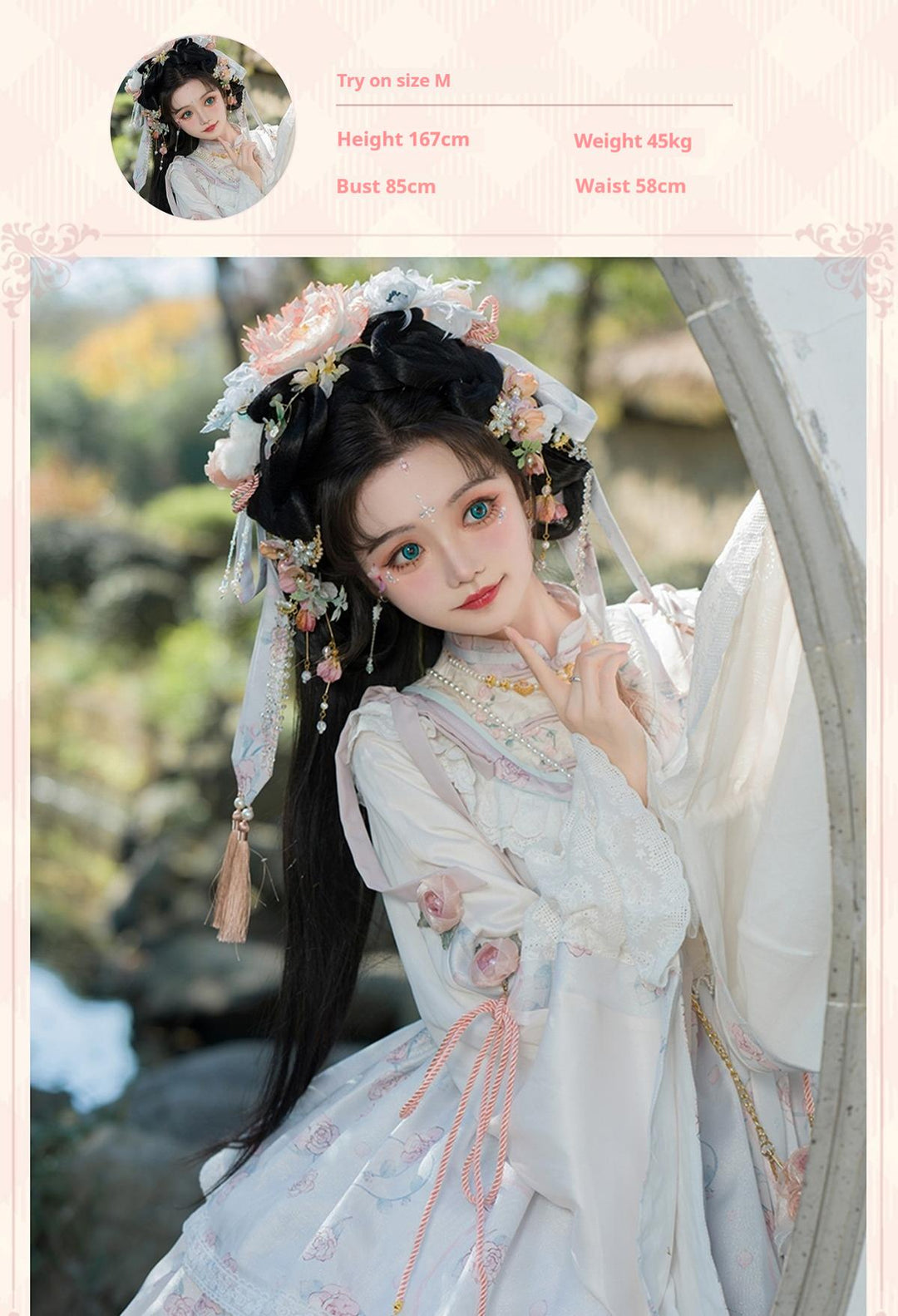 Bramble Rose~Exquisite Luo Shen~Qi Lolita OP Dress Chinese Style Lolita JSK