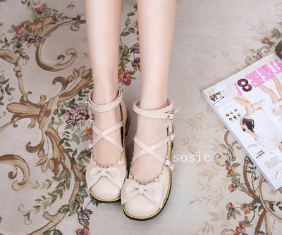 Sosic~Sweet Lolita Low Heel Shoes Multicolors   