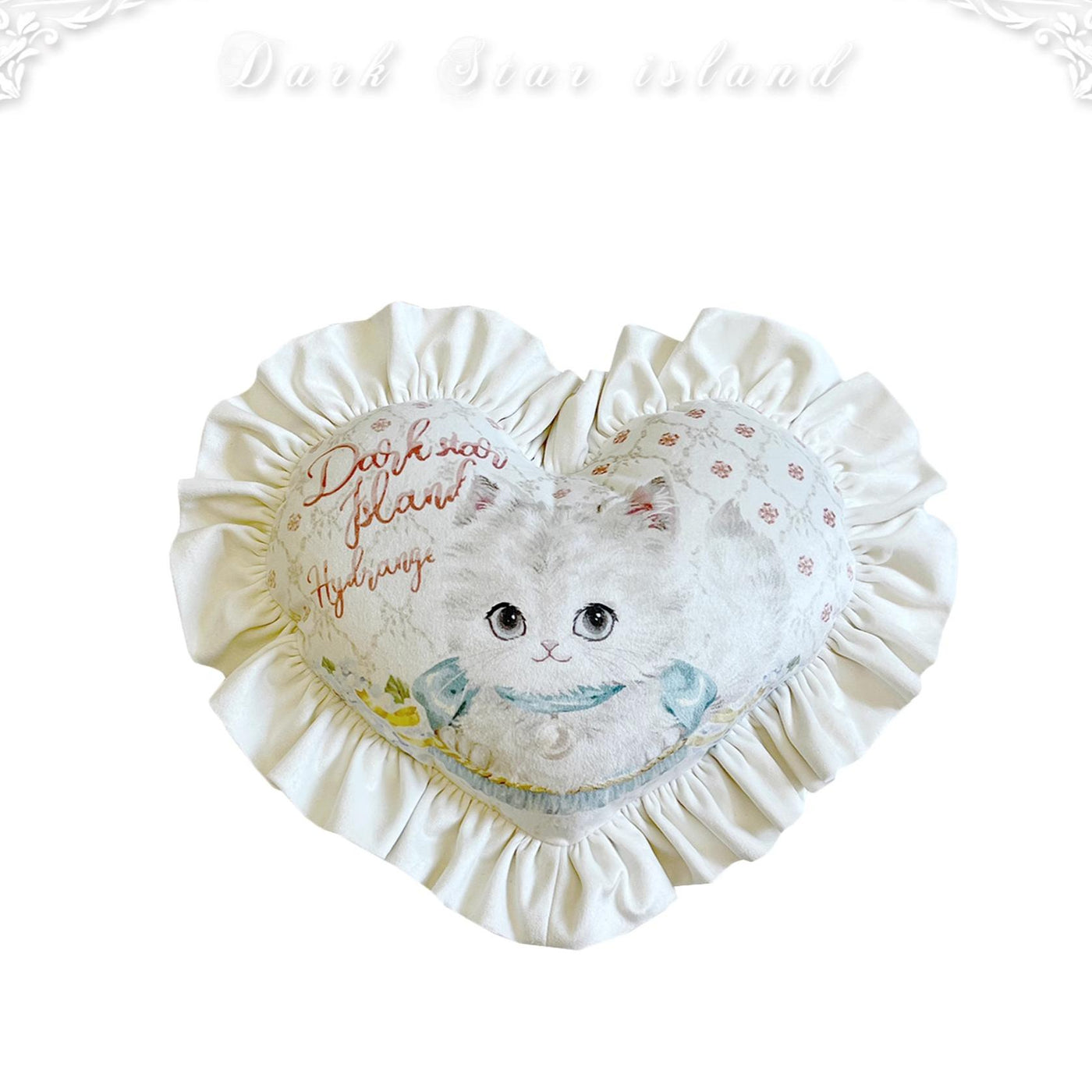 Dark Star Island~Cat Fantasy~Kawaii Lolita Cat Print Bedding beige cat pillow  