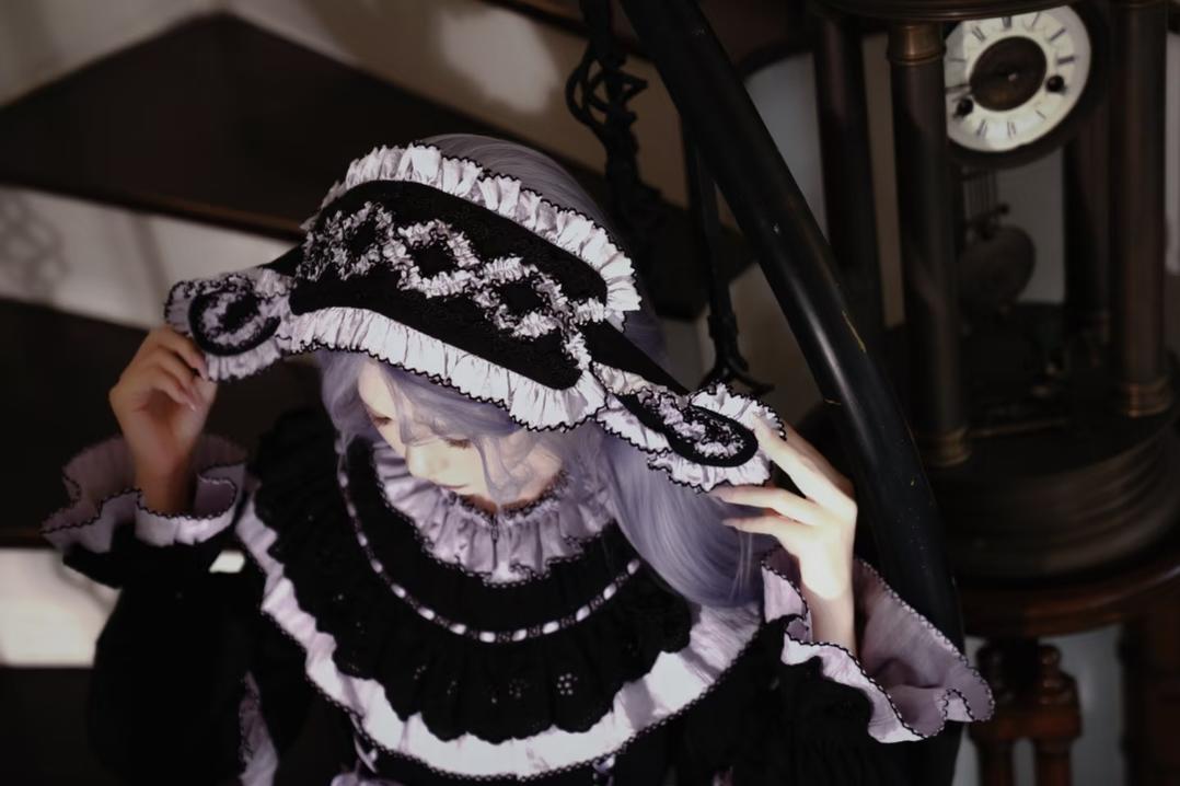 Sanshanjiu - Witch Lilith - Gothic Lolita Witch Hat, Rabbit Ear Hairband 44277:802040