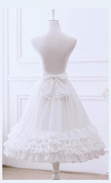 Manyiluo - Elegant Lolita A-type Carmen Adjustable Fishbone Petticoat