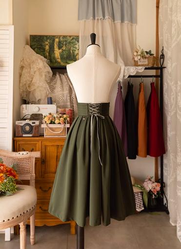 Forest Basket - Elegant Lolita Pleated Skirt 44547:812959