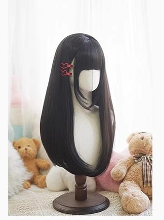 Imperial Tea~Daily Lolita Wig Long Straight Wigs   