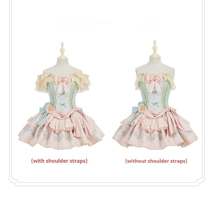 Nikki Tomorrow~Deer Dreaming~Sweet Lolita JSK Bodice Dress with Detachable Straps