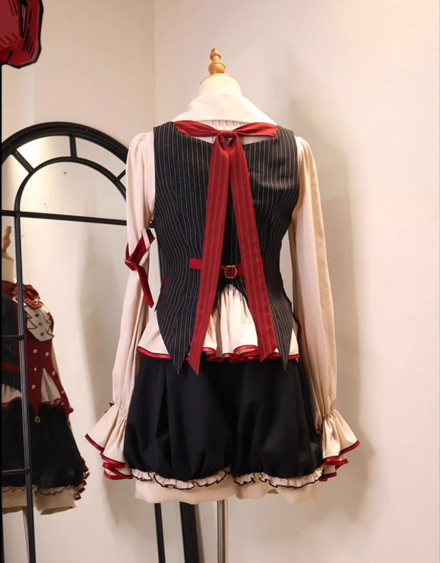 LizBird~Natural Philosophy~Ouji Lolita Shorts Suit Prince Shirt Bloomers Set 41492:700706