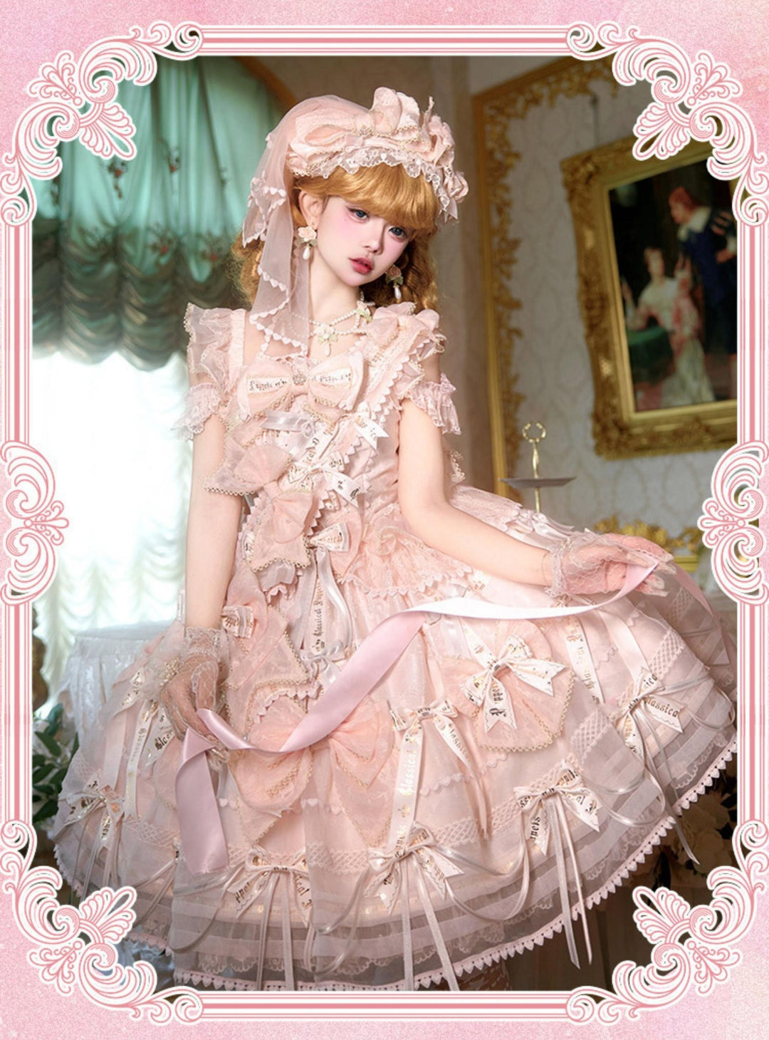 Puppets and Doll - Dream Bow - Bow Decoration Voile Gorgeous Lolita JSK