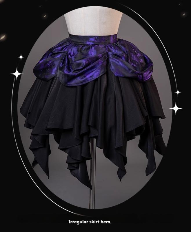 Forest Fluorescent Carps~Ruined Echoes~Ouji Lolita Outfit Male Lolita Prince Pants Set (2XL F L M S XL XS) 41608:706748