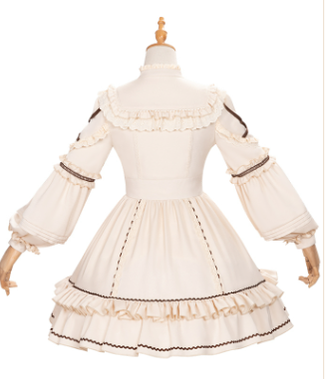 ChunLv Lolita~Shepherdess~Long Sleeve Country Lolita Princess Dress   