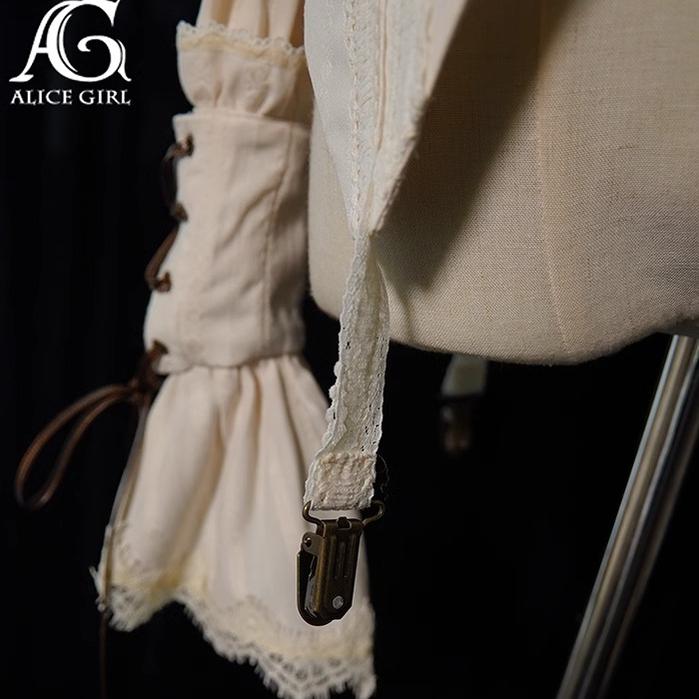(BFM)Alice girll~Nautical Treasure Map~Elegant Lolita Mutton Sleeve Blouse   