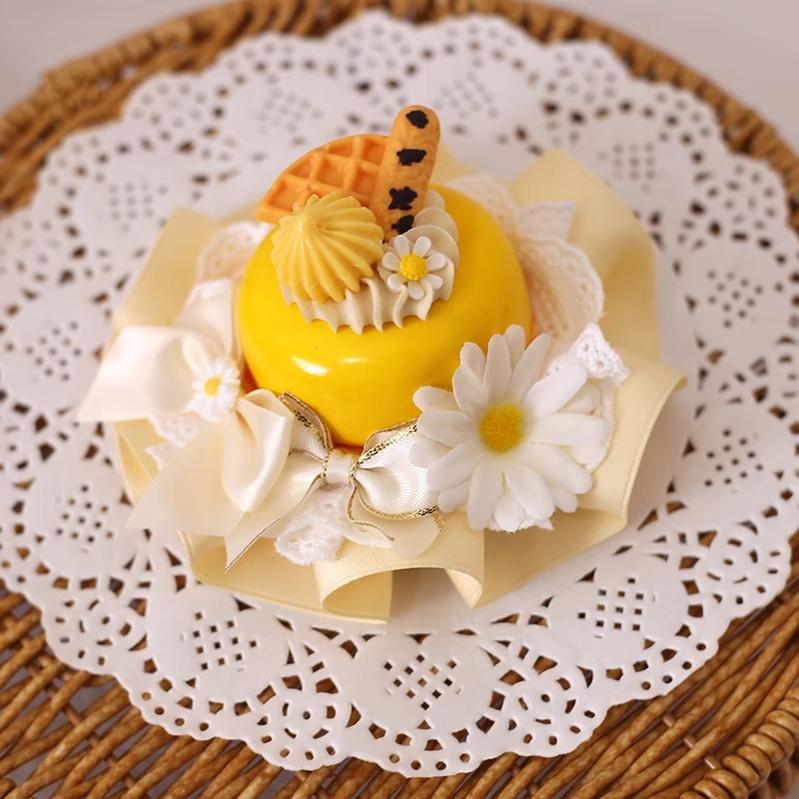 Xiaogui - Sweet Cake - Kawaii Lolita Hairpin Cake Flower Pill Headdress #1