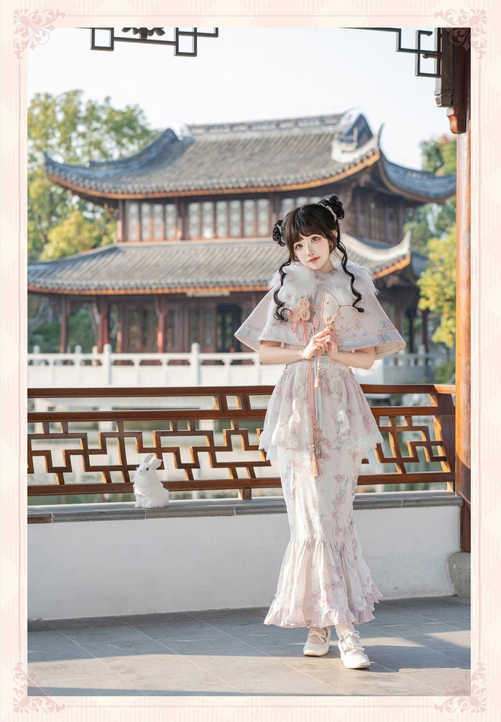 Bramble Rose~Exquisite Luo Shen~Qi Lolita OP Dress Chinese Style Lolita JSK 41402:694204