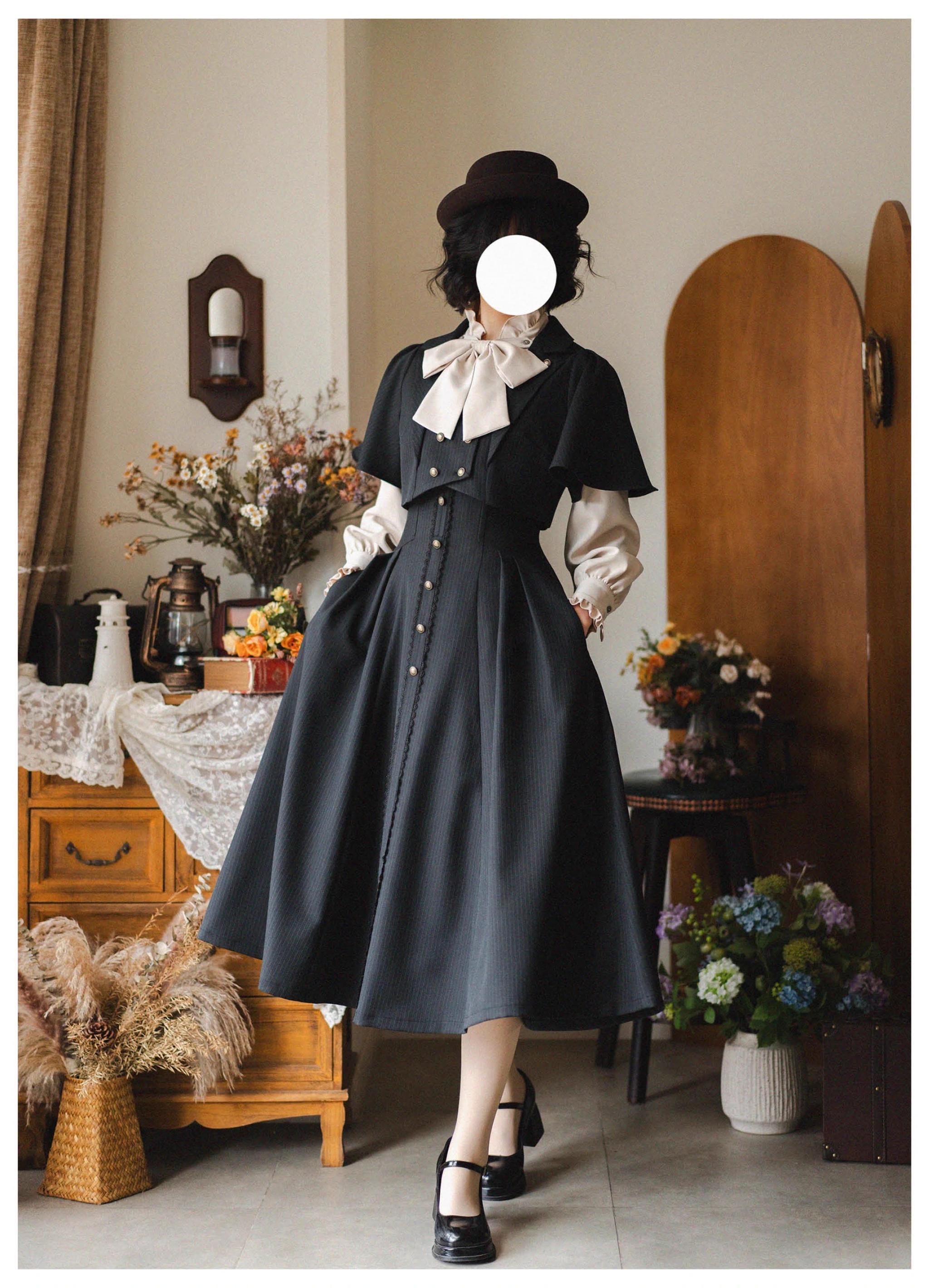 Forest Wardrobe - Forest Stationery - Classic Lolita SK Suit With Shirt And Coat