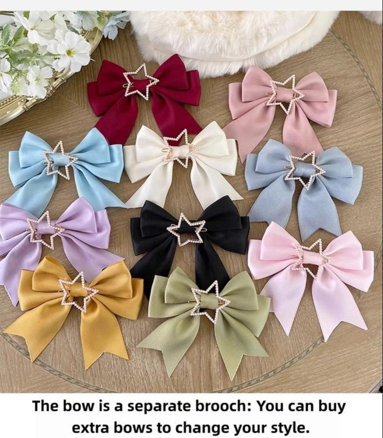 Xiaogui - Plush Heart-Shaped Lolita Bag, Detachable Bow 44204:798524