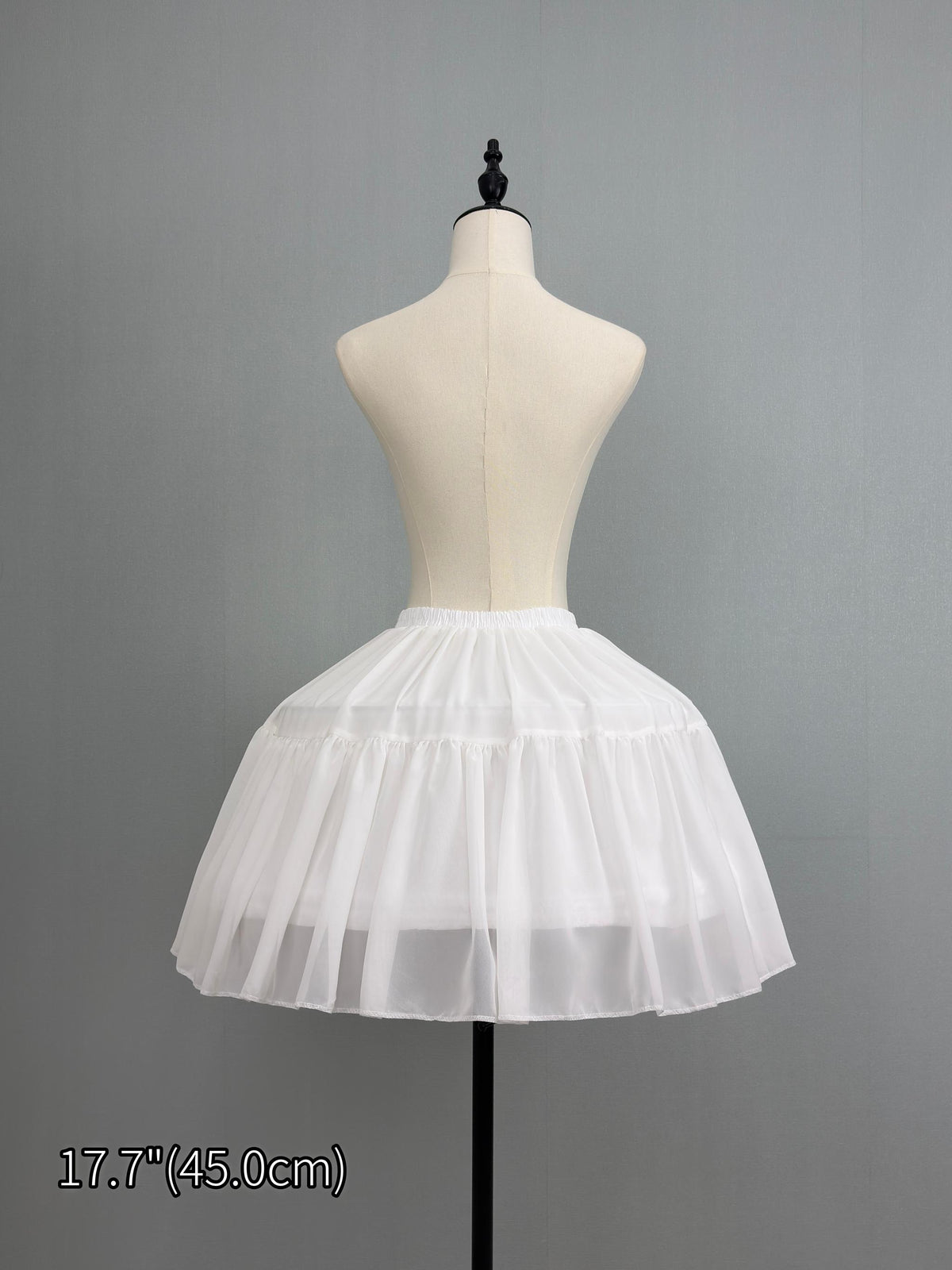Adjustable Lolita Puffy Hoop Petticoat, 13.8"(35 cm) / 17.7"(45 cm) 46010:872181