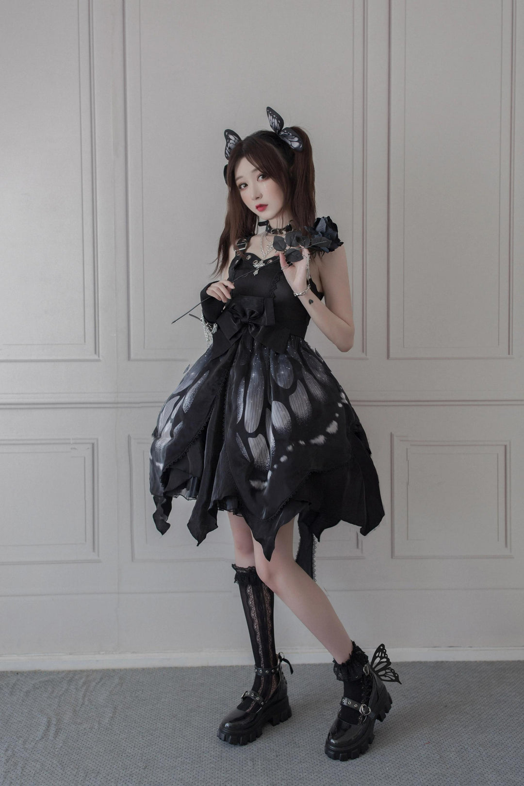 Star Fantasy~Butterfly Effect Normal Waist JSK Punk Dress