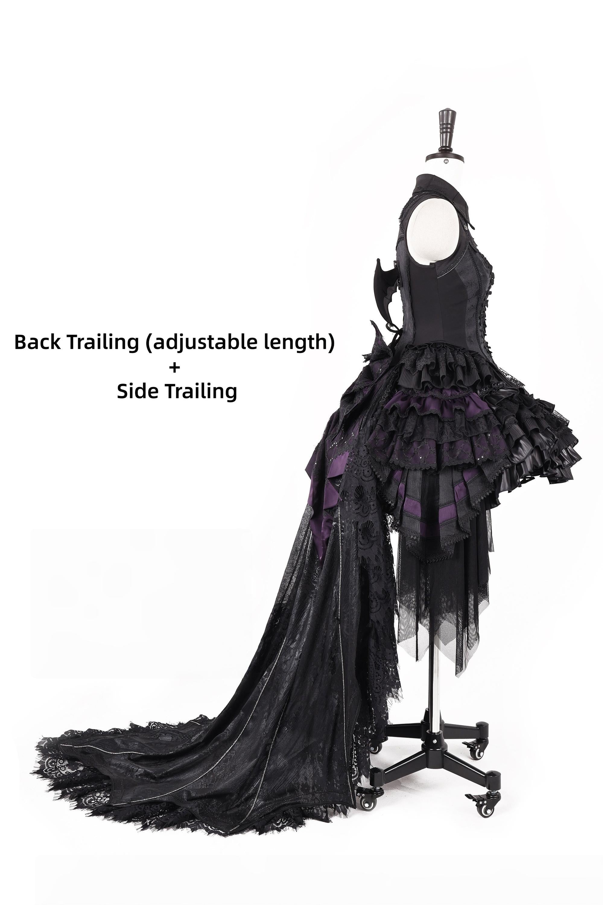 Holic - Gothic Lolita Adjustable Length Trailing, Wide Brim BNT 44886:824871