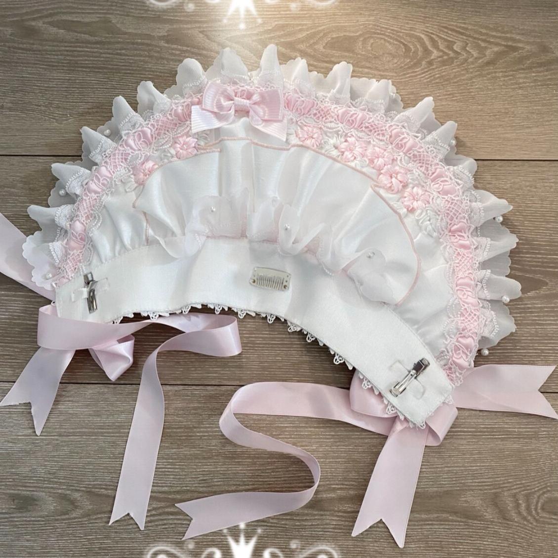 Charlotte Bouquet - Old School Lolita JSK Set, Embroidery & Bows 45093:835385