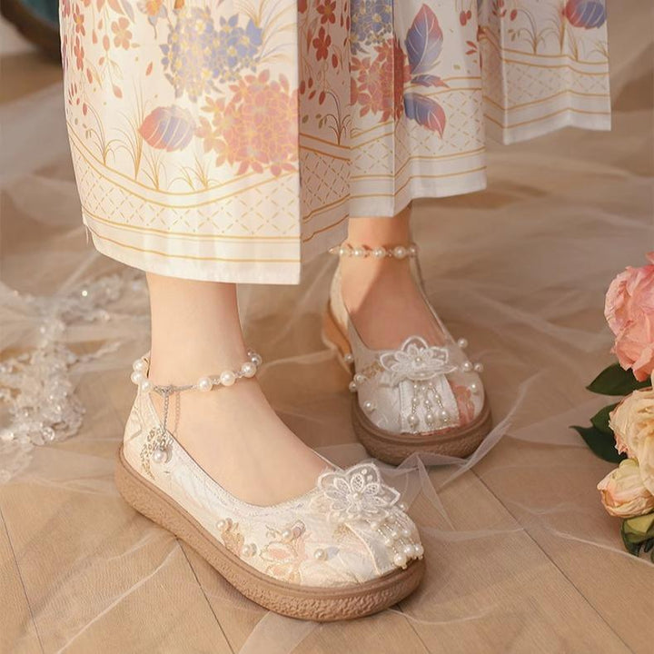 Yana~Lianhua Yana~Han Lolita Platform Shoes Chinese Style Shoes   