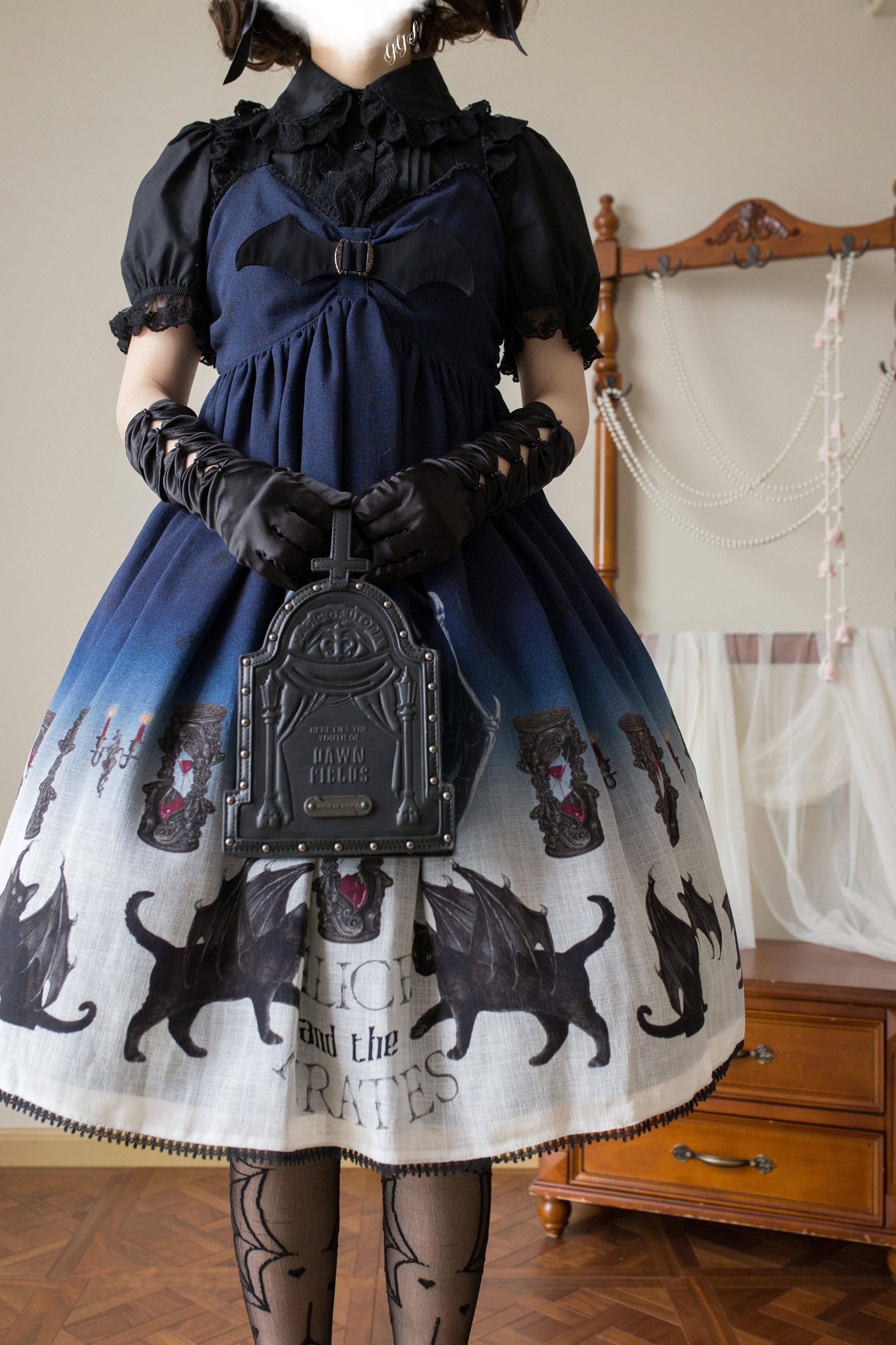 Sugar Heart Rose - Old School Lolita Cotton Blouse with Ruffles 45377:845465