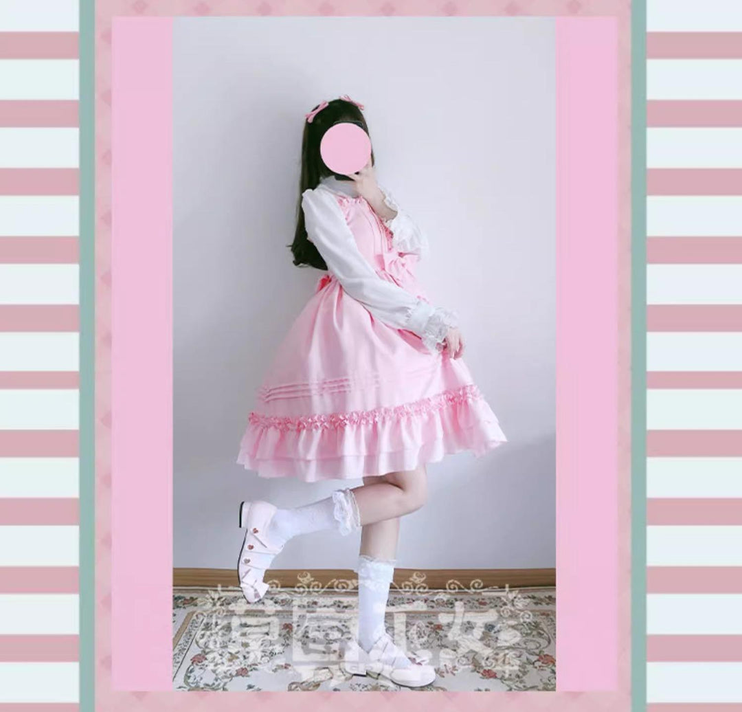 Strawberry Witch~Sweet Lolita JSK Multicolored Lolita Dress 40606:668420