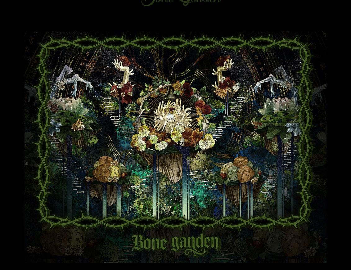 Bone Garden - Gothic Lolita Printed Tote Bag, Adjustable Strap 45188:839609