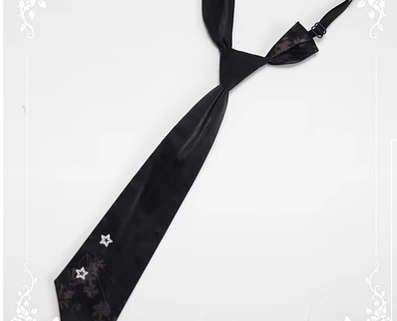 NyaNya~Fashionable Lolita Skirt Suits Multicolors free size black flowers tie 