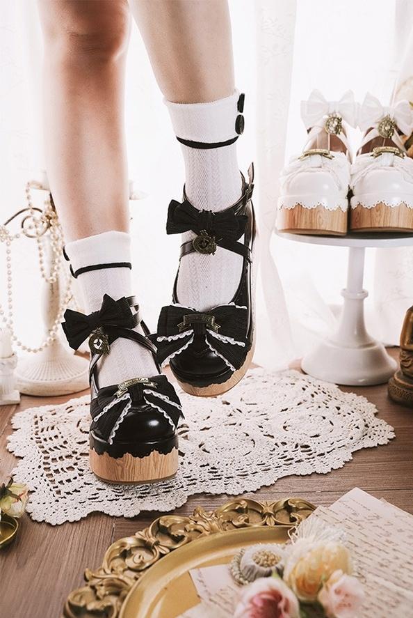 MODO~Hide and Seek~Kawaii Lolita Platform Shoes Thick Sole Shoes