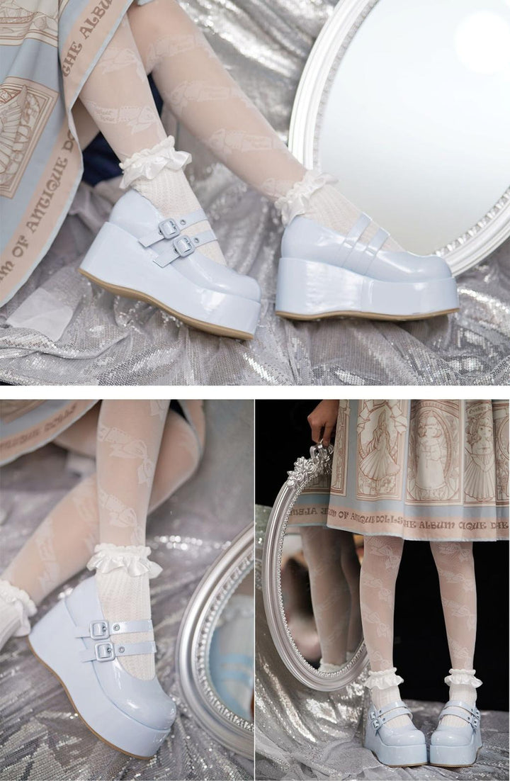 MODO~Sweet Lolita Platform Shoes Multiple Colors Elevated Shoes