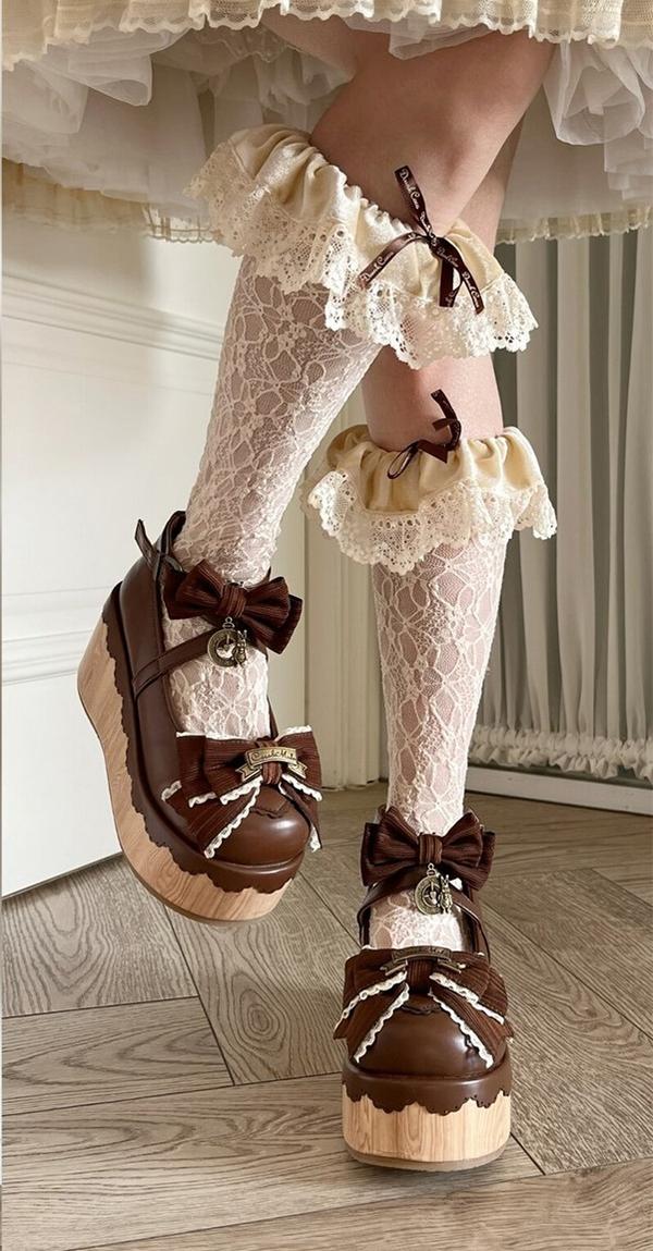 MODO~Hide and Seek~Kawaii Lolita Platform Shoes Thick Sole Shoes