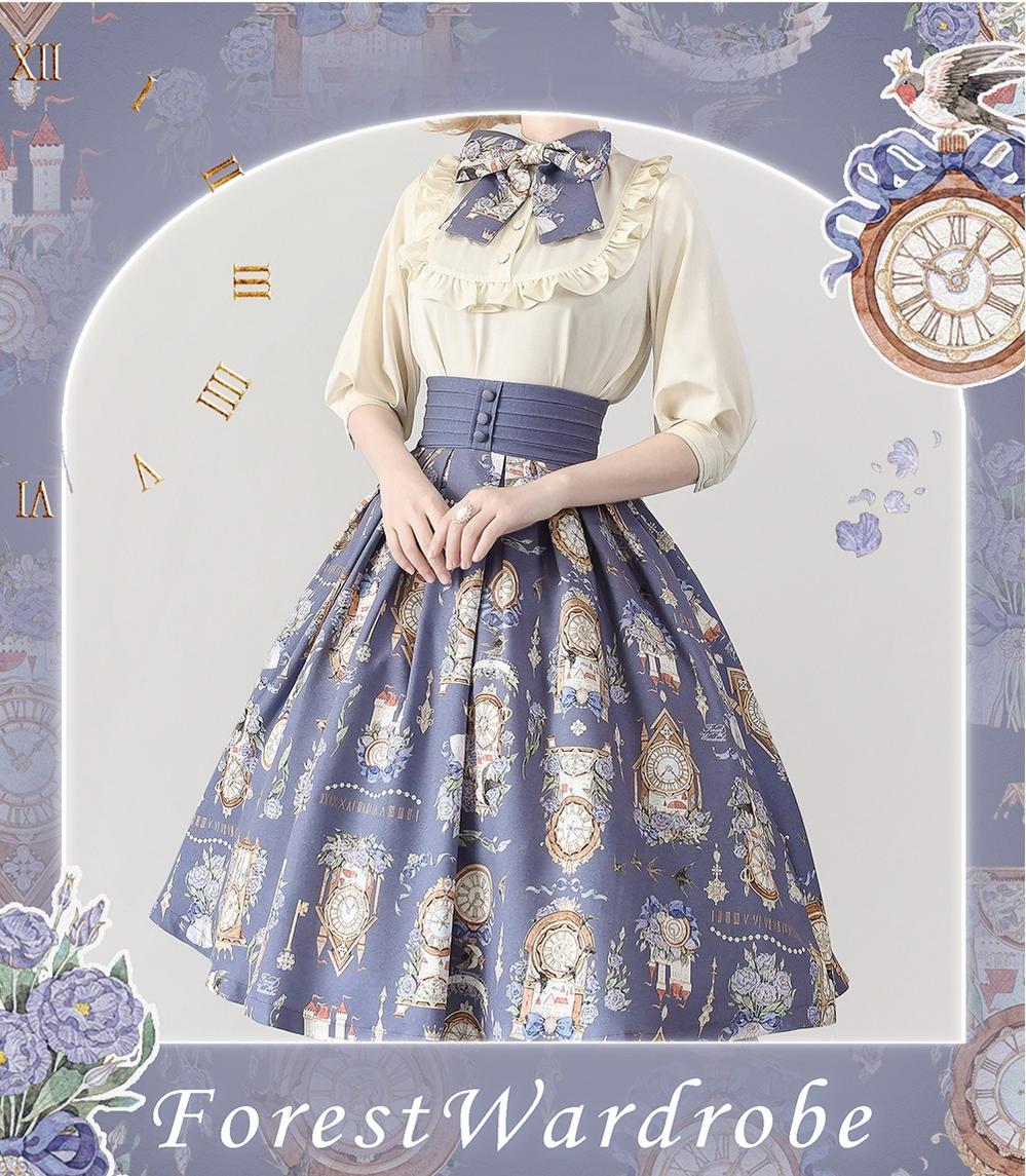 Forest Wardrobe~Eternal Echo~Sweet Lolita Skirt Classic Daily Lolita Blouse 20198:638294
