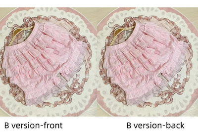 MIST~Lolita Innerwear Bloomers Multicolors Anti Exposure S pink A version 