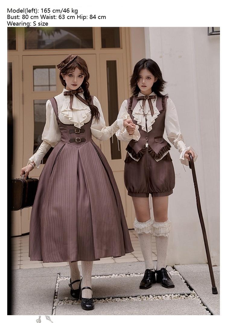 With PUJI~Ouji Lolita Shirt Bust-supporting JSK Dress 40000:647828