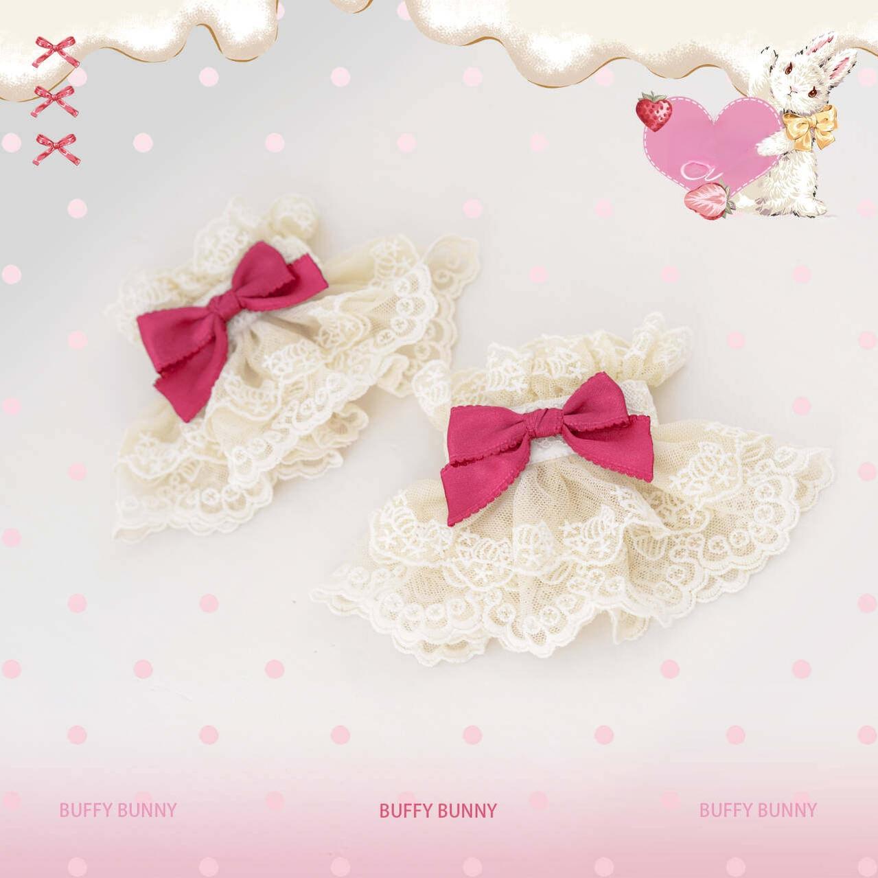 Bavarois Dessert Bunny - Sweet Lolita Strawberry Print JSK Dress 45546:855045