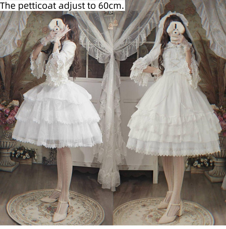 Motadalu~Magic Petticoat~Wedding Lolita Petticoat Violence Fishbone Lolita Petticoat   