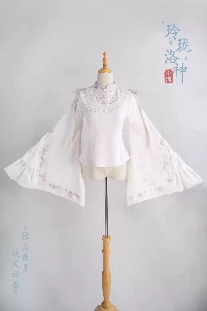 Bramble Rose~Exquisite Luo Shen~Qi Lolita OP Dress Chinese Style Lolita JSK (L M S) 41402:694236