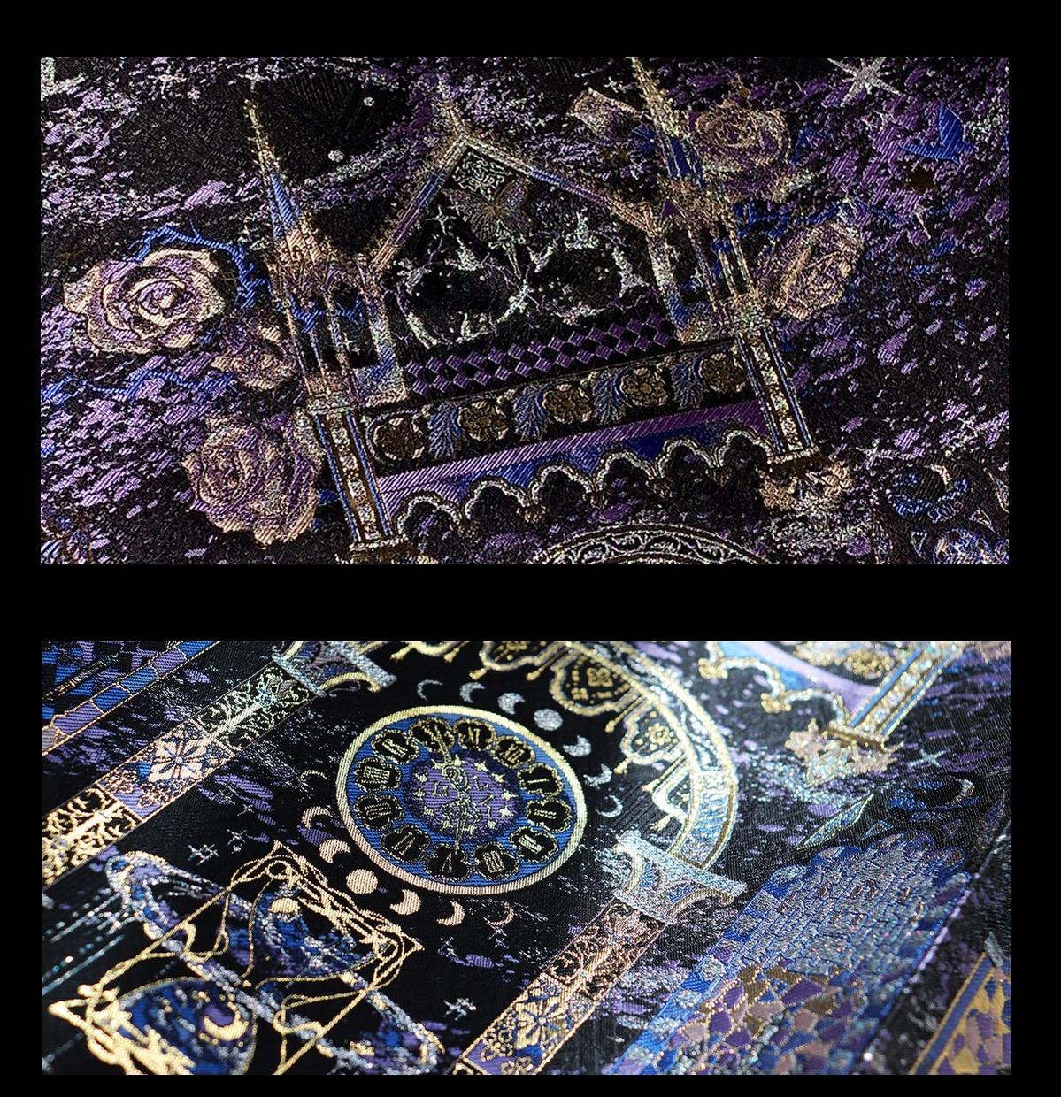 Stellar Orbit Cathedral - Gothic Lolita Hime Sleeve Blouse & Corset & Mamian Skirt Set 45901:867488
