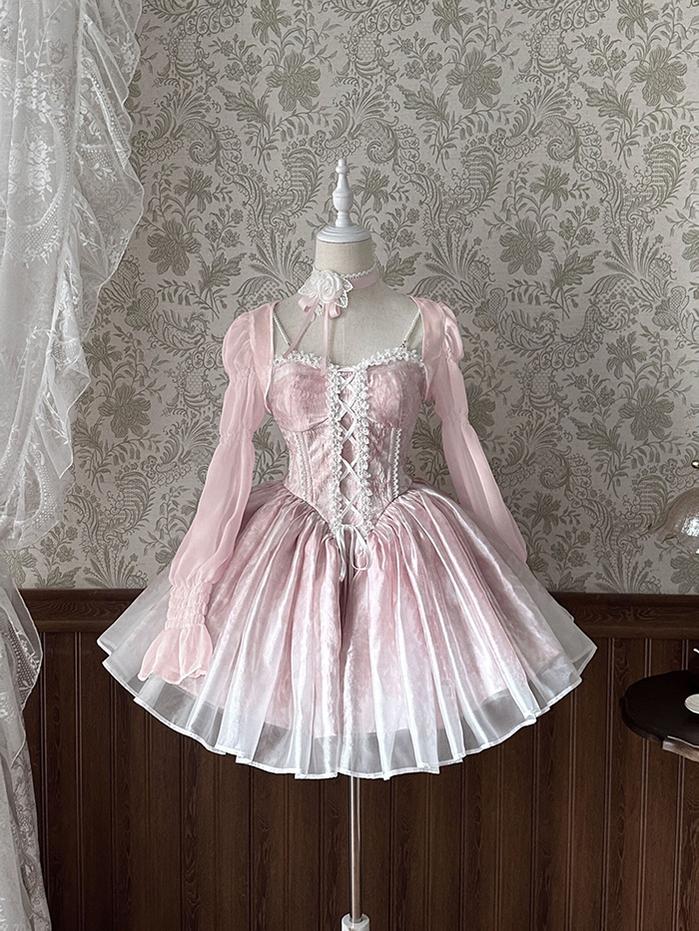 Alice Girl~Wisteria Ballet~Sweet Lolita Jumper Dress   
