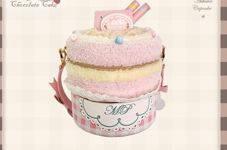 Mademoiselle Pearl~Chocolate Cake~Kawaii Lolita Chocolate Cake Bag   