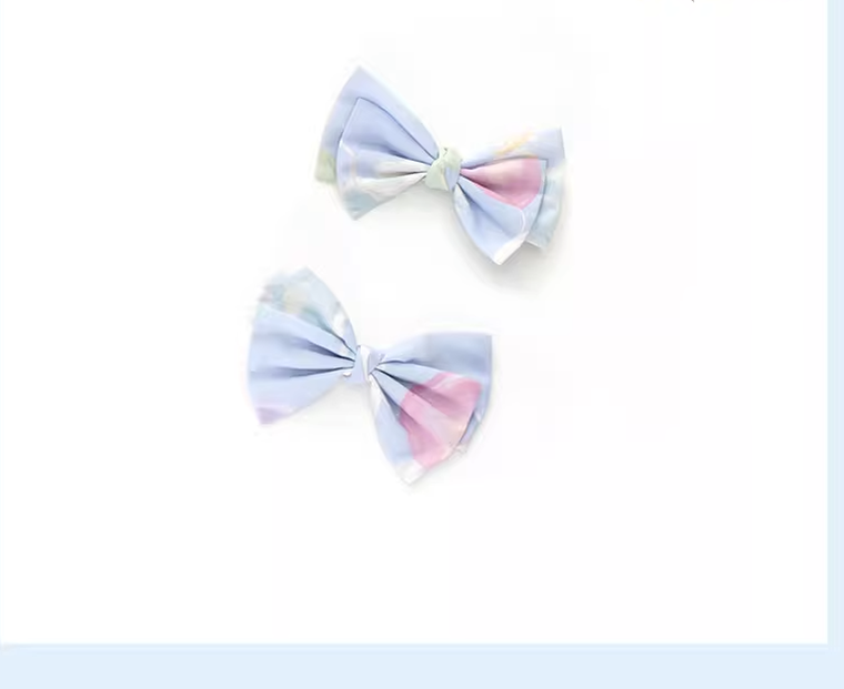GD Lolita~Sweet Lolita Blue and Purple Headdress blue clips  