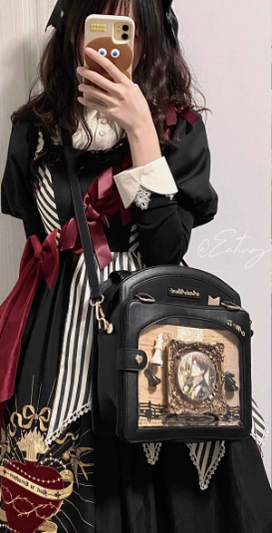 Morning Glory~Kawaii Lolita Checkered Itabag Multicolors   