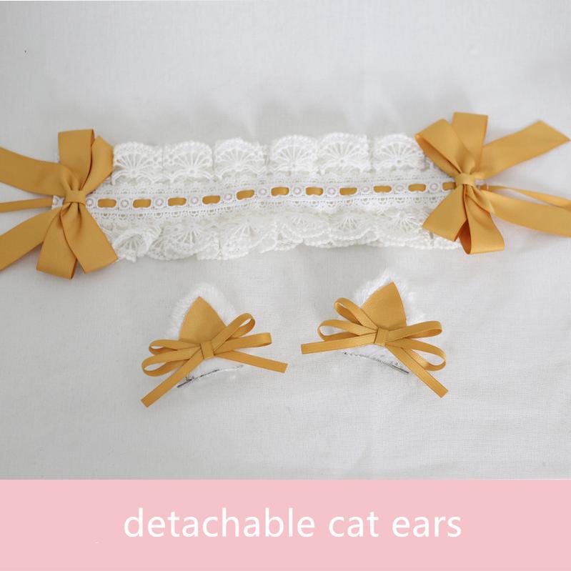 Xiaogui - Sweet Lolita Cat Ear Bow Headband