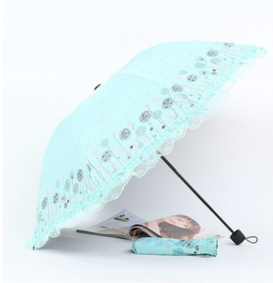 Qiteng~Daily Lolita Lace Princess Sunshade Parasol   