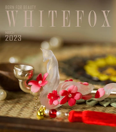 (BFM)Youpairui~White Fox~Wa Lolita Pipe Chinese Style Lolita Prop   